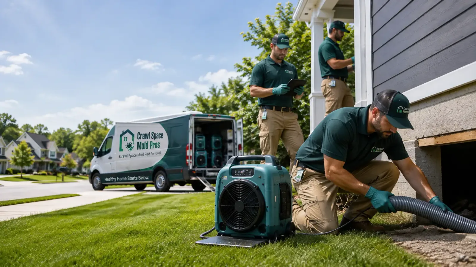 Crawl Space Mold Removal in Bradley, ME